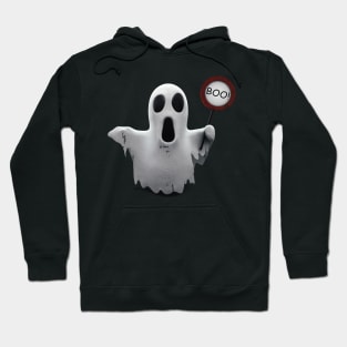 Ghost holding Boo sign! Hoodie